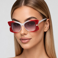 Nouvelles lunettes de soleil au design unique pour femmes, protection UV400, lunettes de soleil classiques de luxe, logo personnalisé, vente en gros, lunettes modernes