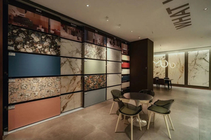 Estante de exhibición de cuarzo de piedra para sala de exposición, muestra de suelo de madera de mármol, soporte de exhibición de azulejos de cerámica montado en la pared - Product Image 5