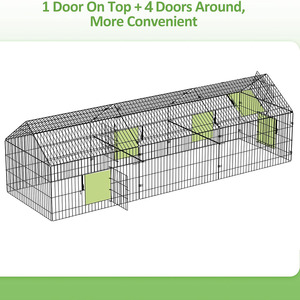 Cages pliables et détachables pour animaux de compagnie et volailles avec tissu imperméable Cage d'<span class=keywords><strong>élevage</strong></span> en plein air pour poulets canards oies dindes - Product Image 3