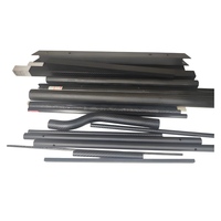 Tige télescopique en fibre de carbone 10-100 mm DE, paroi de 1 mm, tube de tirant haute performance pour équipement extérieur