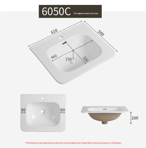 Modern White Ceramic Retangular Banheiro Vanity Wash <span class=keywords><strong>Basin</strong></span> Atacado Sanitary Ware Lavabo Retangular Pia Do Banheiro - Product Image 6