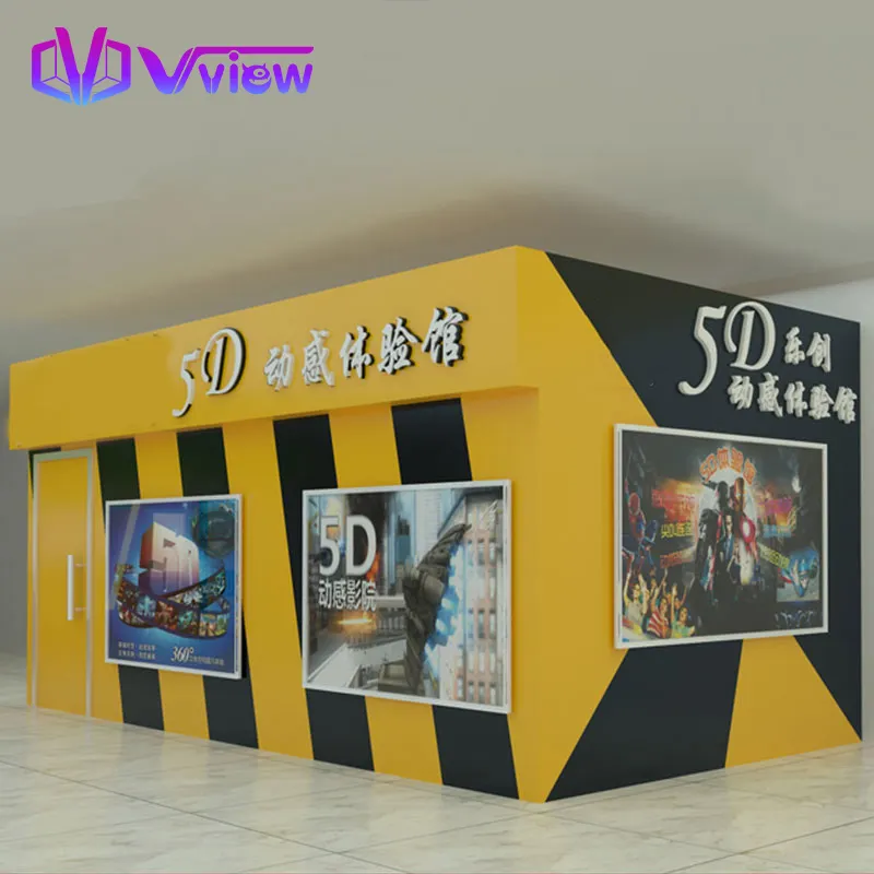 Vview VR Bisnis Melengkapi 5d 7d Bioskop Virtual Reality VR Platform Game Vive Stacker Mesin Game Arcade