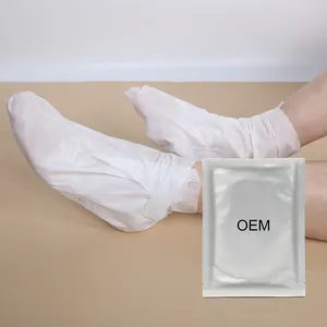 Einweg Korean Lavender Baby Ihre Kleidung Hautpflege produkt White ning Sheet Gute feuchtigkeit spendende Fuß maske Socken