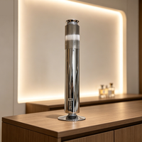 Diffuseur d'huiles essentielles intelligent de luxe sans eau, contrôlé par BT/APP, éclairage LED, construction en aluminium, garantie 1 an pour usage domestique et hôtelier