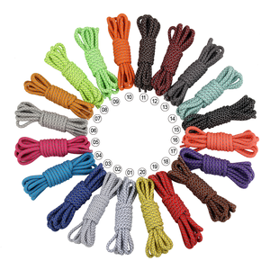 En gros Haute Qualité Ronde Lacets Réfléchissants 4mm Réfléchissant lacets pour Chaussures De Course - Product Image 2