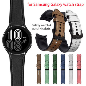 IVANHOE Nouveau <span class=keywords><strong>Bracelet</strong></span> pour <span class=keywords><strong>Samsung</strong></span> <span class=keywords><strong>Watch</strong></span> 4 <span class=keywords><strong>5</strong></span> 6 44mm <span class=keywords><strong>Bracelet</strong></span> en <span class=keywords><strong>Cuir</strong></span> pour <span class=keywords><strong>Samsung</strong></span> <span class=keywords><strong>Watch</strong></span> 4 Classic 42mm 46mm 40mm <span class=keywords><strong>Bracelet</strong></span> Sport <span class=keywords><strong>Bracelet</strong></span> - Product Image 4