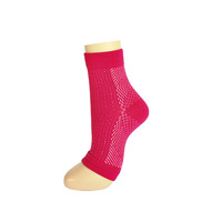 Chaussettes de compression en gros pour le sport en plein air, soutien de la cheville, chaussettes élastiques tricotées écologiques
