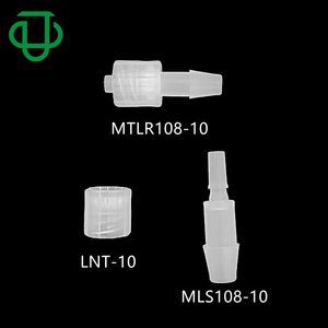 Polypropylene Slip pria Luer kunci ke adaptor berduri Slip Male Luer Lock konektor pria Luer Barb Fitting - Product Image 3