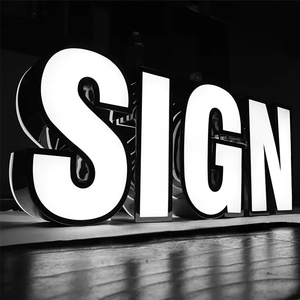 Dekorative Outdoor Wasserdichte Helle Frontbeleuchtete Buchstaben 3D Logo LED-Schild LED-Beschilderung Frontbeleuchtetes Geschäftsschild - Product Image 2