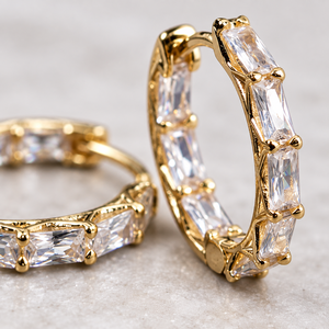 Orecchini a Cerchio Geometrici Combinati per Donne, Design Minimalista alla Moda, Accessori per Orecchie per Uso Quotidiano Estivo - Product Image 5