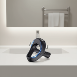 Autre anneau de blocage du sperme masculin, vibrateur électrique rechargeable par USB pour la masturbation, jouet sexuel pour adultes avec fonction de retardement - Product Image 2