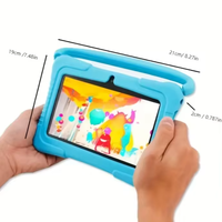 Tablette Android 7 pouces, tablette éducative avec verrouillage parental, écran HD protecteur des yeux, tablettes pour l'étude et l'apprentissage, gadgets