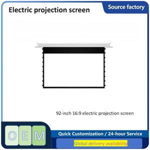 Écrans de projection électriques pour cinéma maison CGT4k 92 100 120 150 200 pouces 16:9, écran de projection <span class=keywords><strong>motorisé</strong></span> - Product Image 1