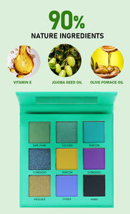 Fournisseurs de maquillage en gros Palette de fards à paupières Duochrome 9 couleurs - Product Image 6