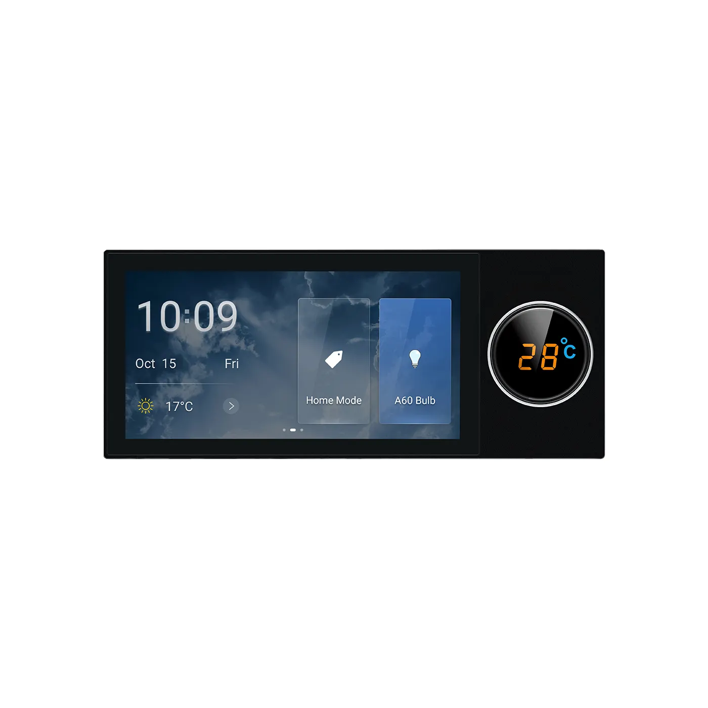 Tuya Zigbee Wifi BLE 6นิ้ว HD LCD สวิทช์ผนังสัมผัสสมาร์ทบ้านมัลติฟังก์ชั่ควบคุมแสงแผงสัมผัส