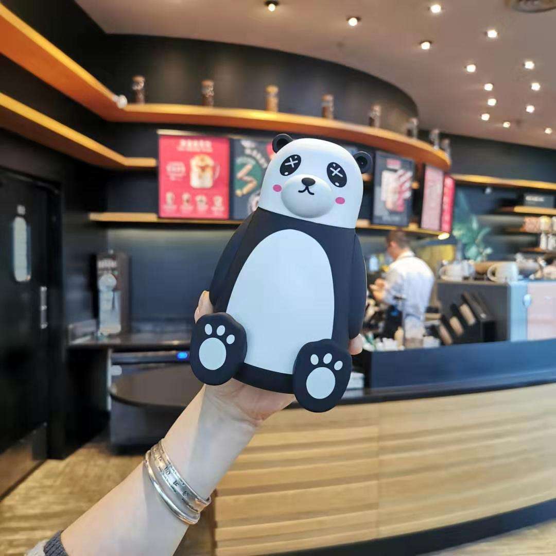 Borosilicate Glass Cute Korean Style Cartoon Animal Panda Creative 3D Children Female College Students Gift CUP1828