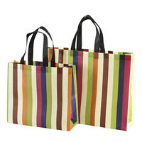 Sac fourre-tout non tissé recyclable en gros, réutilisable, vert, avec logo personnalisé, léger, pour supermarché et commerce communautaire