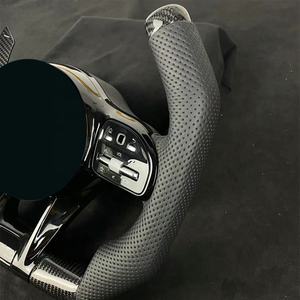 Accesorios de Carreras, Funda de Volante de Fibra de Carbono, Soporte de Volante para Juegos, Volante de Barco para Mercedes-Benz <span class=keywords><strong>A200</strong></span> - Product Image 6