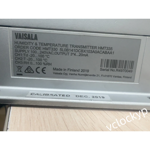 Vaisala HMT333 3F0B001BCAB200B3ACCAAA1 Humidity/<b>Temperature</b> Transmitter New - Product Image 2