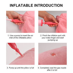 Cuscino Gonfiabile a Forma di U per Masturbazione - Divano SM per Prodotti Intimi di Coppia con Pompa Gratuita - Product Image 4