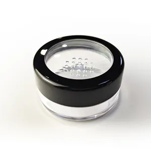 High quality calm makeup box 5g 10g 30g loose powder jar with window and sift