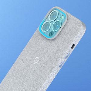 Momax MFM cấp giấy chứng nhận sợi nhỏ da xách tay Pin điện thoại từ trường hợp đối với iPhone 15 14 13 sạc điện thoại trường hợp - Product Image 4