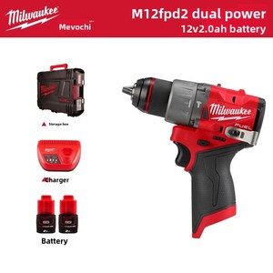   <span class=keywords><strong>Taladro</strong></span> percutor sin escobillas <span class=keywords><strong>M12</strong></span> FPD2 de 12 V, 45 Nm, portabrocas de 13 mm, capacidad de perforación en hormigón - Product Image 3