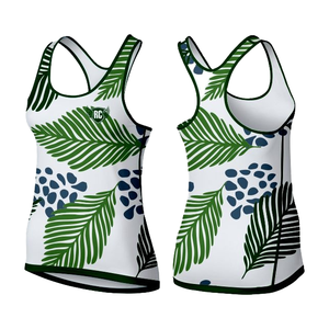 Débardeur à dos nageur unisexe 100% polyester nylon, confortable et respirant, avec short long, impression par sublimation - Product Image 1