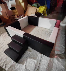 Little Clear Square Round Soft Play Ball Pool Equipment Set Gris Neutro Arco Iris Rosa Rojo Negro <span class=keywords><strong>Azul</strong></span> Verde Blanco Pequeño Ball Pit - Product Image 5