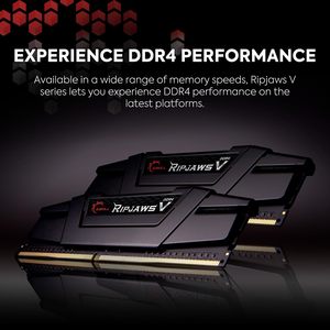 100% tout nouveau G.SKILL Ripjaws V <span class=keywords><strong>DDR4</strong></span> ECC RAM 32 go (2x16 go) 3200MT/s CL16-18-18-38 1.35V mémoire d'ordinateur de bureau pour PC - Product Image 3