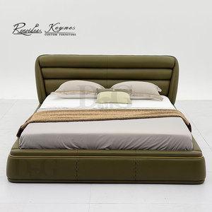Solid Wood <b>Queen</b> Folding Guest <b>Bed</b> with Memory Foam Mattress and Thickened Frame - Product Image 1