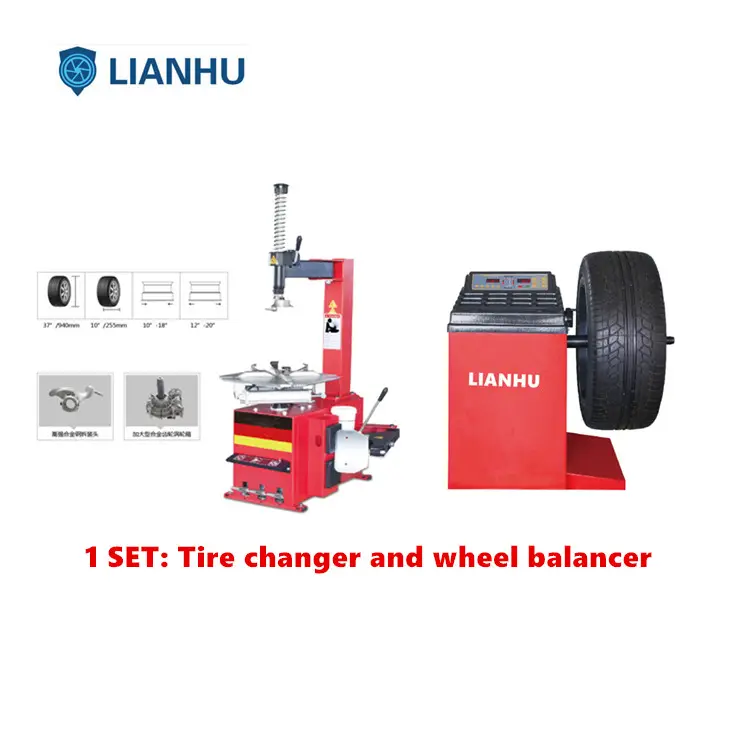 Tire changer wheel balancer machines combo Tilt Back Tire Machine Rim Wheel Balancer Tire changing wheel balancing