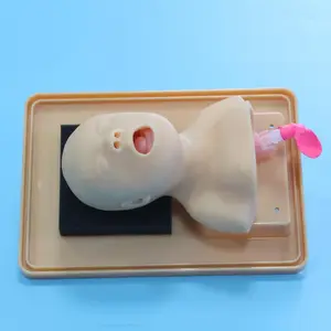 Bebé alarma cánula endotraqueal la tráquea para cavidad Oral y Nasal infantil traqueal médico ciencia intubación modelo de