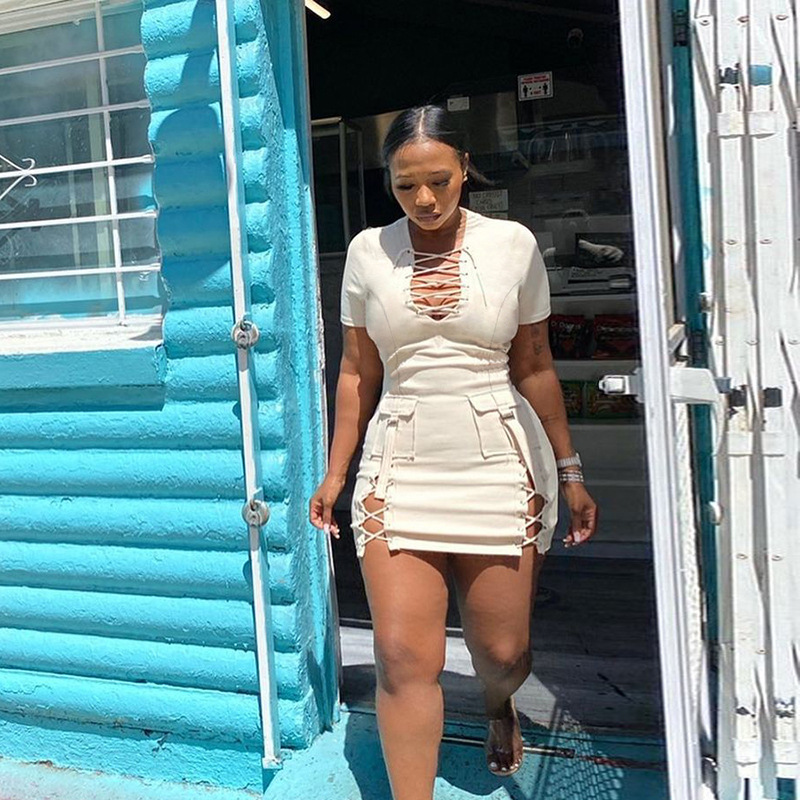 Летние облегающие сексуальные платья с коротким рукавом, Клубные платья 2021, повседневные женские платья