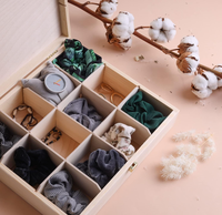 Boîte à thé en bois avec couvercle, organisateur de compartiments rectangulaire de luxe, design unique, durable, coffre à souvenirs, cadeau de Noël