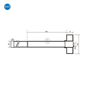 Hot Bán UL SUS304 Cháy Đánh Giá 3 Giờ Kim Loại Thoát Khẩn Cấp Door Push Bar Hoảng Loạn Thiết Bị Thoát - Product Image 6
