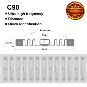 Etiqueta RFID UHF Mini Impermeable para Inlay Seco/Húmedo GSC-C90, Chip Monza 4QT 860-960MHz, ISO18000-6C, Distancia de Lectura de 10m para Activos - Product Image 6