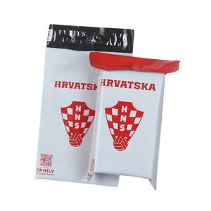 100% <b>Compostable</b> Tear-Proof Eco-Friendly Moisture-Resistant for <b>Bag</b> LDPE/HDPE Printed Logo Strong Glue Red Delivery - Product Image 4