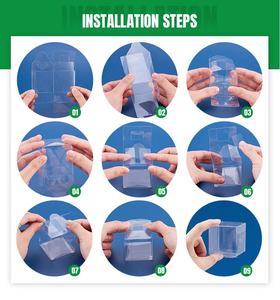 Rõ ràng hộp kẹo nhựa trong suốt vuông rõ ràng <span class=keywords><strong>PVC</strong></span> Pet nhựa trong suốt Hộp Quà Tặng hộp nhựa trong suốt - Product Image 5