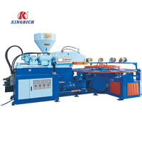 Machine d'injection professionnelle de semelles en caoutchouc Tpr de haute qualité en PVC Tpr d'une couleur