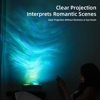 Diffuseurs d'huiles essentielles aromatiques à projection, lumière sept couleurs, rotation dynamique à 360°, recharge USB, diffuseur de parfum en plastique de 150 ml