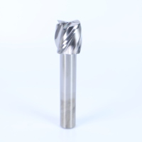 Fraise à profil conique en carbure, 5 dents, en acier au tungstène massif, pour usinage CNC, moule personnalisé