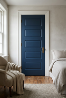 Porte intérieure en MDF peignable DIY, système d'installation sans soudure pour projets de salle de bain et de cuisine, design minimaliste, ODM