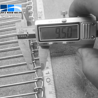 Bande transporteuse en maille métallique flexible en acier inoxydable de qualité alimentaire pour ligne de production de chips de tortilla