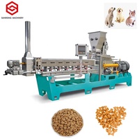 Ligne de production complète automatique 500-5000 kg/h Croquettes Fabrication d'aliments pour chiens Machines de traitement d'aliments secs pour animaux de compagnie