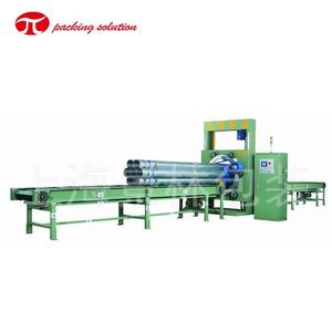 Đầy đủ tự động ngang căng máy bao bì ống thép quỹ đạo đóng gói máy bao bì sản phẩm hình ống máy đóng gói - Product Image 1