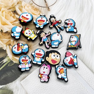 Breloques de <span class=keywords><strong>chaussures</strong></span> Doraemon en PVC pour sabots et sandales, accessoires de décoration pour enfants, cadeaux populaires - Product Image 4