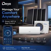 DGWG2-ACDC-12K Sistema de Aire Acondicionado Solar Híbrido de 12000 BTU, Aire Acondicionado de Alta Eficiencia con Energía Solar AC/DC para Residencias Fuera de la Red
