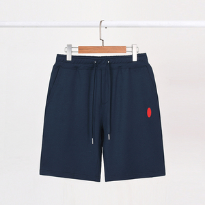 Pantalones Cortos Casuales de Verano para <span class=keywords><strong>Hombre</strong></span>, de Algodón, de Alta Calidad y Bajo Precio, Diseño de Lujo, Color Sólido, Holgados, Deportivos - Product Image 4