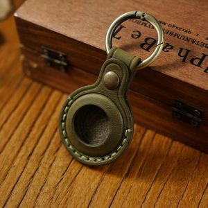 Cá Nhân Tùy Chỉnh Bảo Vệ Chủ Chống Mất Báo Động Móc Chìa Khóa Da Laserable Da Chính Hãng Keychain Chủ Cho Không Khí Tag - Product Image 5